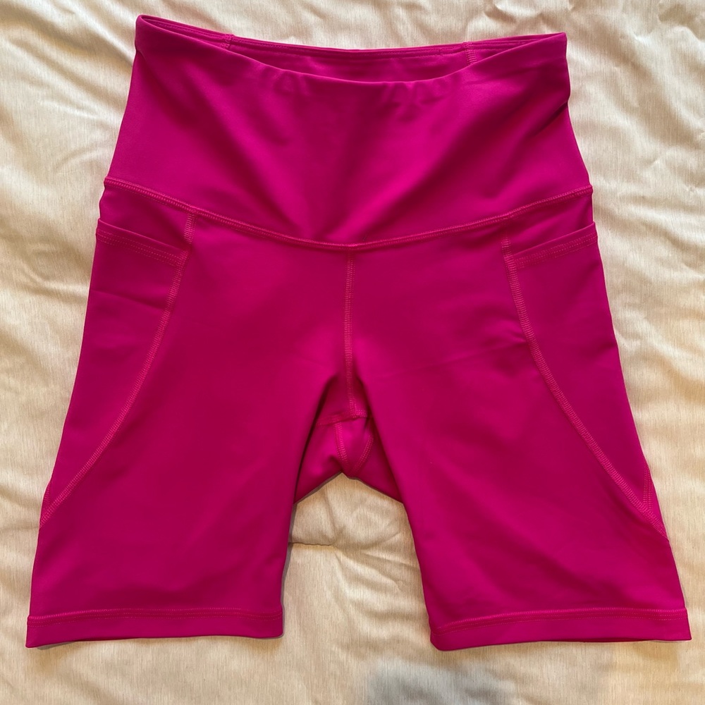 Old Navy hot pink biker shorts - size small